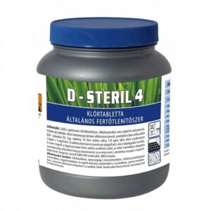 D-Steril 4 klórtablatta,ált.fertõtlenítõ 330db-os