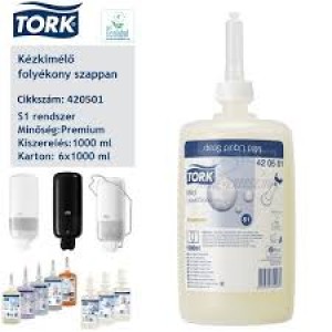 Tork Premium kézkimélõ folyékony szappan 1000ml 6db/karton 420501 S1