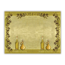 Tányéralátét Olive 30x40cm 200lap/5csom/krt Fato