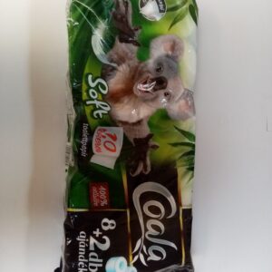Toalett papír 3rét 8+2tek Coala Soft  8cs/zsák 48zsák/raklap