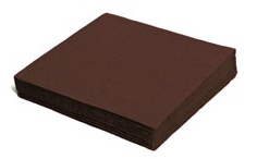 Szalvéta Gasztró 2rét 33x33cm Barna 50db/48csom/krt 86521