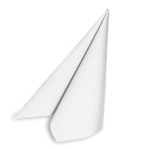 Szalvéta PREMIUM fehér 40x40cm Airlaid 50db/16csom/krt 89100