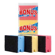 Mosogatószivacs formázott 3db/cs 32cs/zsák Bonus