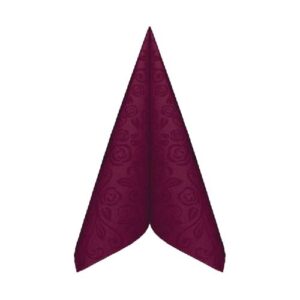 Szalvéta Dekor Premium bordó 40x40cm Airlaid 50lap/16csom/krt 89208