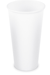 Pohár papír 510ml fehér 90mm¤ 50db/16csom/krt (76251)