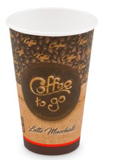 Pohár papír 510ml Coffee to go 90mm¤ 50db/16csom/krt (76651)