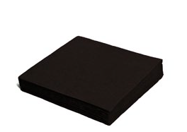 Szalvéta Gasztró 2rét fekete 33x33cm 50lap/cs 86519