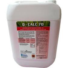 D-Calc70 5kg fertõtlenítõ hatású vízkõoldó és penészeltávolító,illatosított,habzó UN3265  15pont