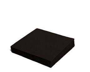 Szalvéta Gasztró 2rét 33x33cm Fekete 50lap/48csom/krt 86519