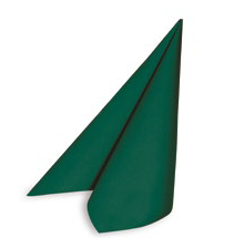Szalvéta PREMIUM sötétzöld 40x40cm Airlaid 50lap/16csom/krt 89106