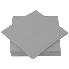 Szalvéta PREMIUM Szürke 40x40cm Airlaid 50lap/cs 16cs/karton 89125