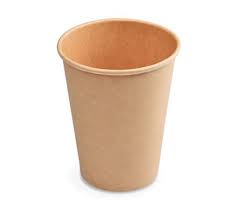 Pohár papír 420ml Barna kraft 90mm 50db/cs 16cs/karton 76442
