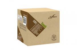 Szalvéta 2rét 33x33cm Madre Terra 100% ECO 100lap/cs Infibra 24cs/karton