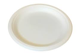 Komposztálható cukornád lapostányér 22cm 500db/karton WFRP 22