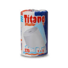 Kéztörlõ tekercses 2rét Titano 12tek/cs 40cs/raklap